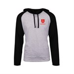 Burnside Adult Raglan Sleeve Striped Jersey Hooded T-Shirt